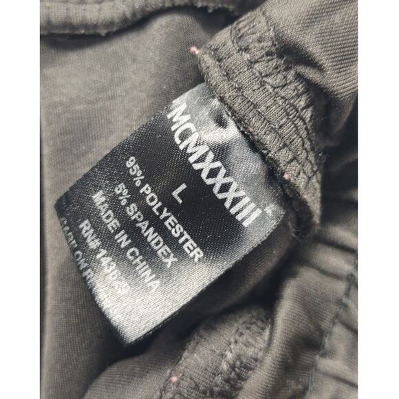 MCMXXXIII Mens Graffiti Print Red Ape Black Drawstring Sweats Joggers - Picture 8 of 8